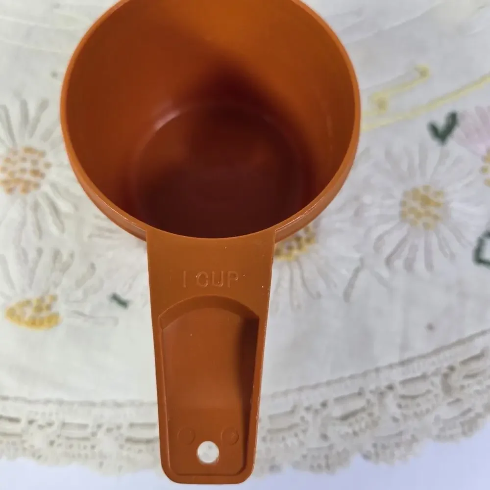 Vintage Tupperware 1 Cup Measuring Cup Burnt Orange #761 Replacement